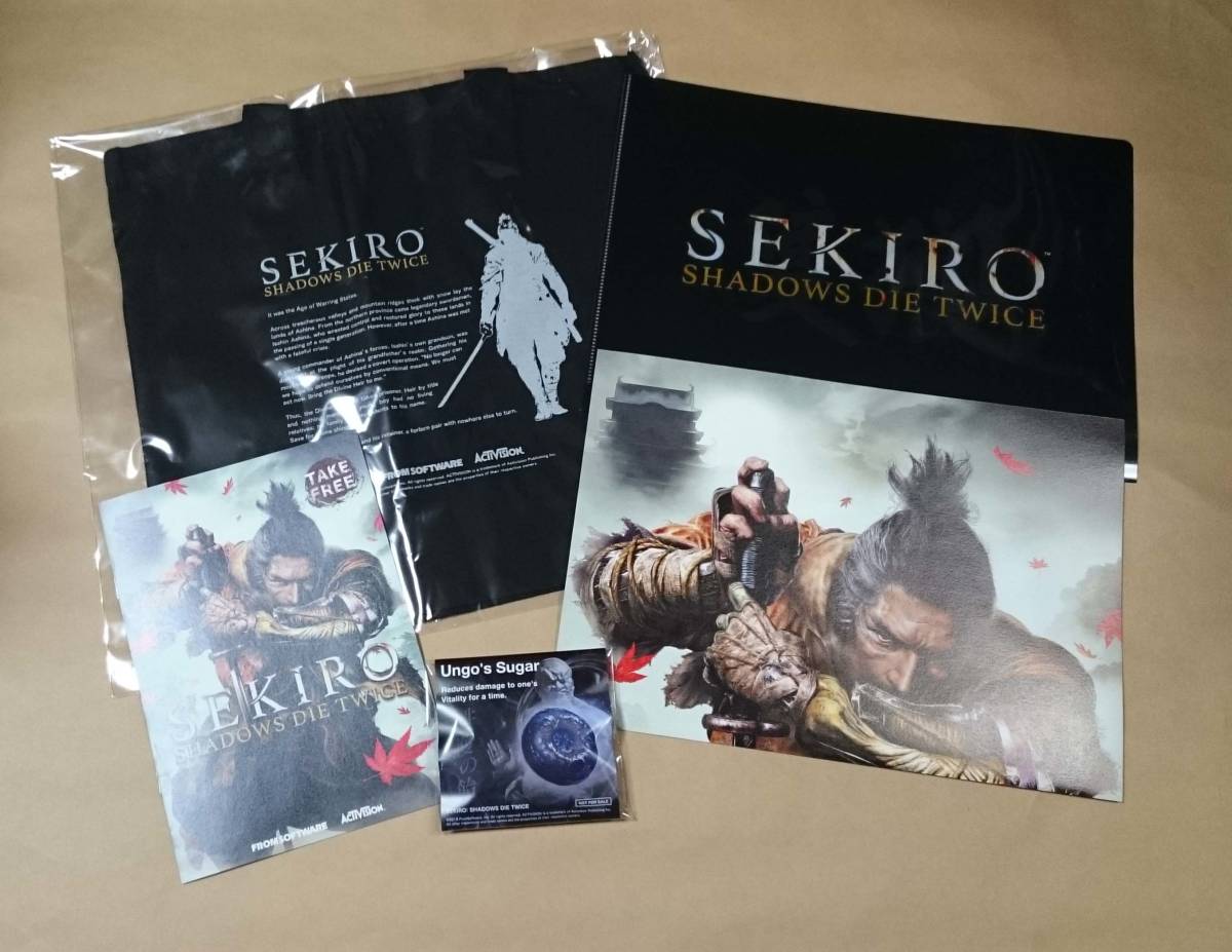 『SEKIRO: SHADOWS DIE TWICE -隻狼-』体験会 頒布グッズ フルセット/セキロ/フロムソフトウェア/非売品/未開封品/美品