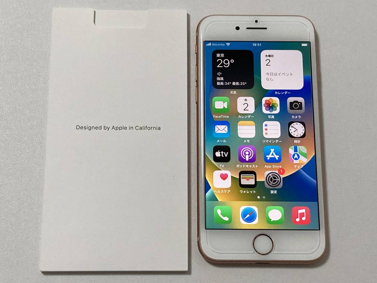 64GB ゴールド SIMフリー iPhone8 iPhone 0 Apple simフリー 整備済み 