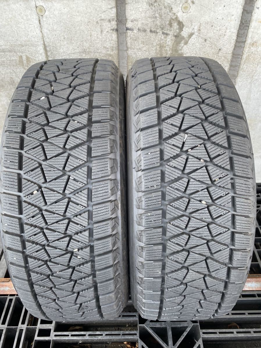 【最終値下げ】ブリヂストン B2 HT トラビル75S H5 H6 2本セット オ586 ☆深溝スタッドレス BS ブリヂストンBLIZZAK DM-V2 225/60R17