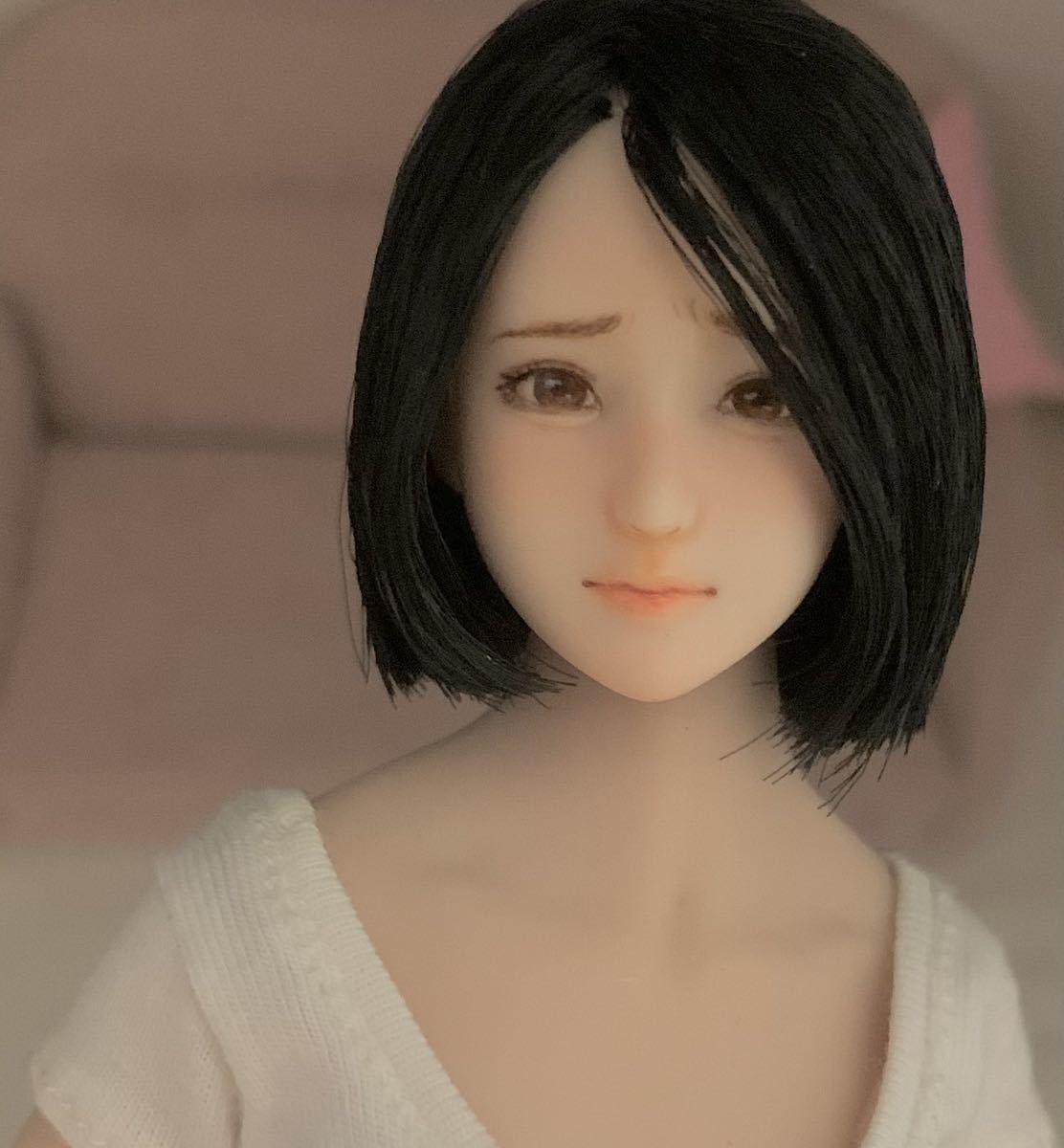 Monsieur】1/6カスタムドールヘッド オビツ 萌菜 カスタムドールヘッド