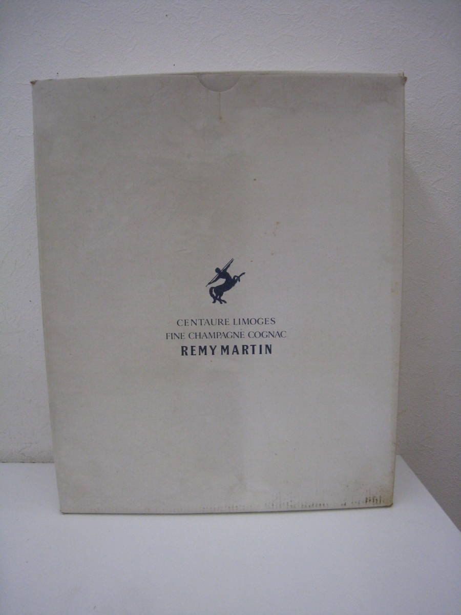 ◆REMY MARTIN◆ レミーマルタン CENTAURE LIMOGES セントリモージュ ケンタウロス 箱付き 青陶器 700ml 40% ブランデー 未開栓 古酒_10