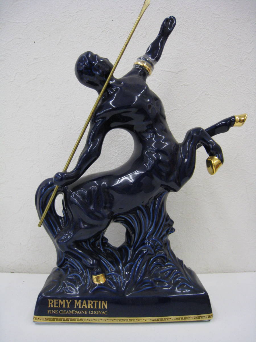 ◆REMY MARTIN◆ レミーマルタン CENTAURE LIMOGES セントリモージュ ケンタウロス 箱付き 青陶器 700ml 40% ブランデー 未開栓 古酒_2