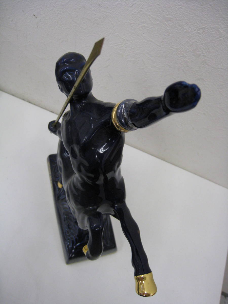 ◆REMY MARTIN◆ レミーマルタン CENTAURE LIMOGES セントリモージュ ケンタウロス 箱付き 青陶器 700ml 40% ブランデー 未開栓 古酒_7