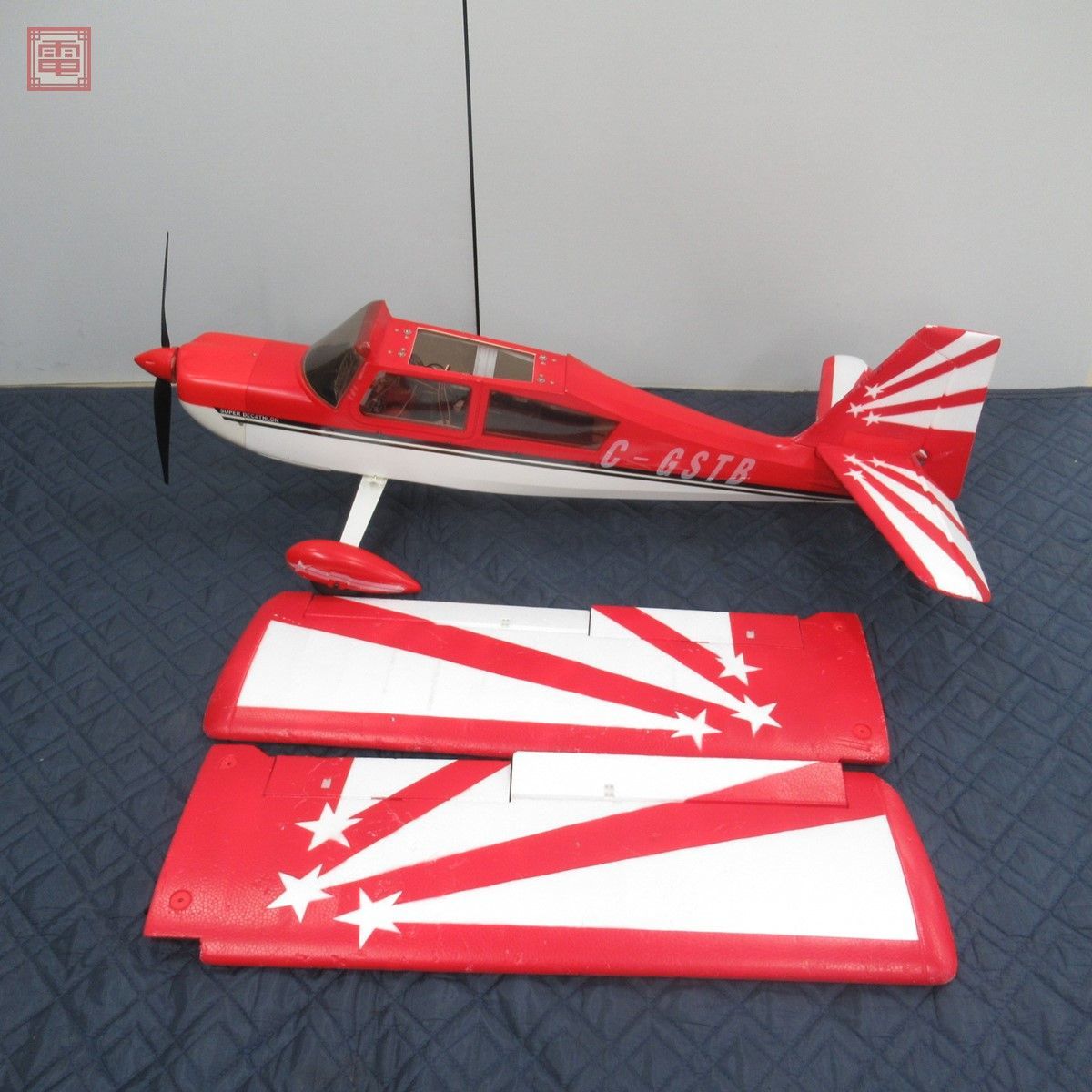 引取限定 HACKER SUPER DECATHLON ラジコン飛行機 モーター/サーボ 等