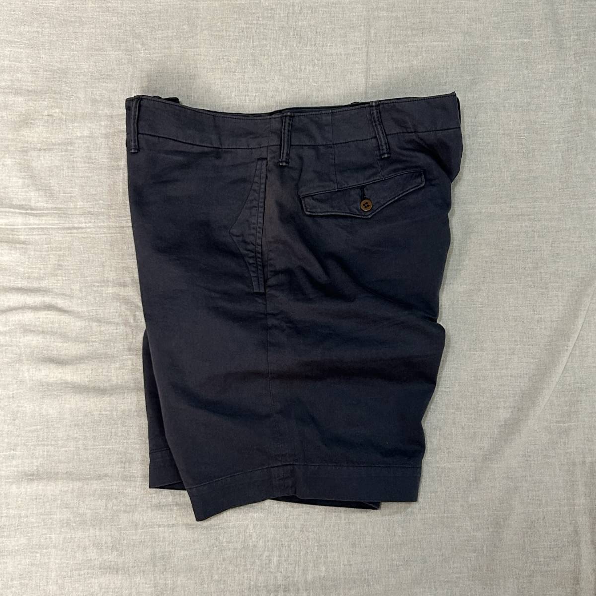 NYC発 RRL ダブルアールエル USED加工 チノショーツ NAVY W34 ポロ