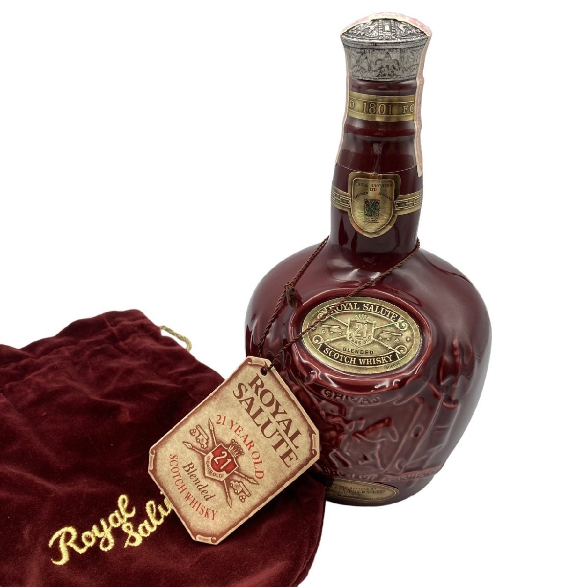 酒 2本 ロイヤルサルート 21年 青 赤 スコッチ 700ml