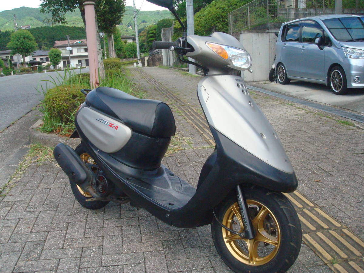 ヤマハ JOG Z2 ジョグZⅡ 7.2馬力 JOG ZRホイール 希少色マットチタン ヤマハ JOG Z2 ジョグZⅡ 7.2馬力 JOG ZRホイール 希少色マットチタン