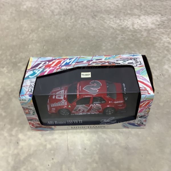 1円〜 ミニチャンプス 1/43 アルファ ロメオ 155 V6 TI No.2 アルファ