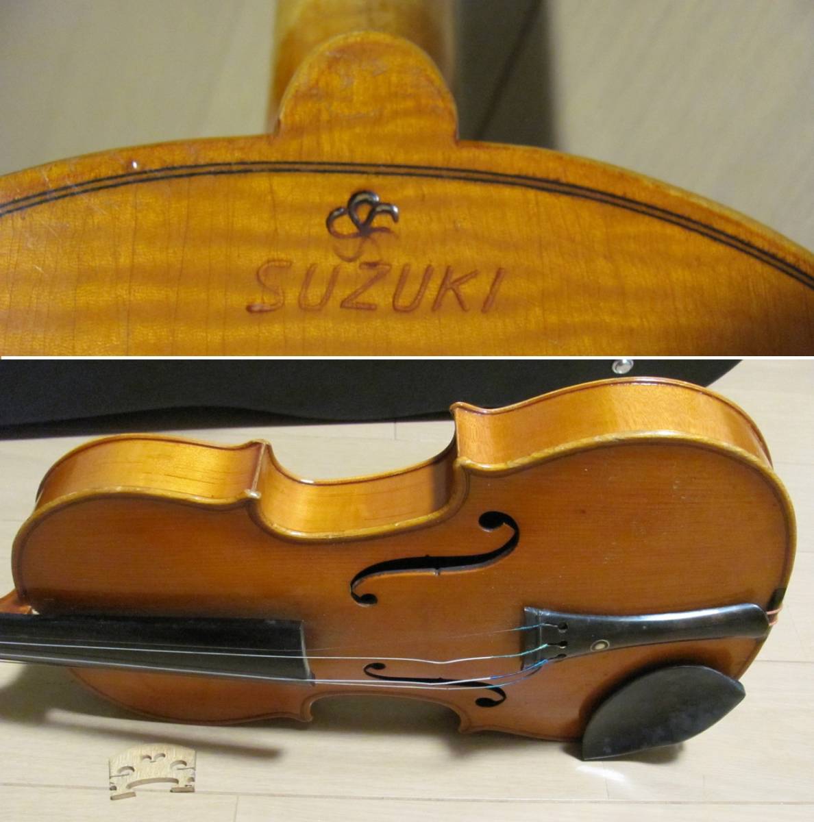 スズキ バイオリン SUZUKI VIOLIN サイズ4/4 ジャンク品 SUZUKI