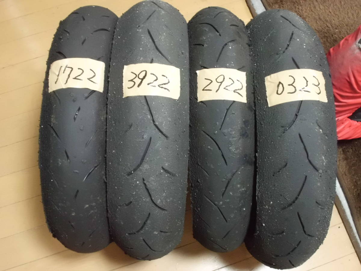 NSR50/80 NSF100 TZM50 エイプ50／100 中古タイヤ ジャンク 1 