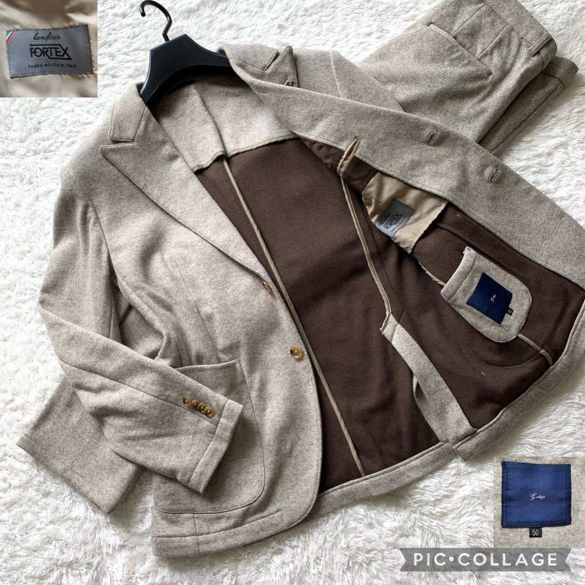 Ermenegildo Zegna/ゼニア/ウールスーツセット/紺/SU059-1-50