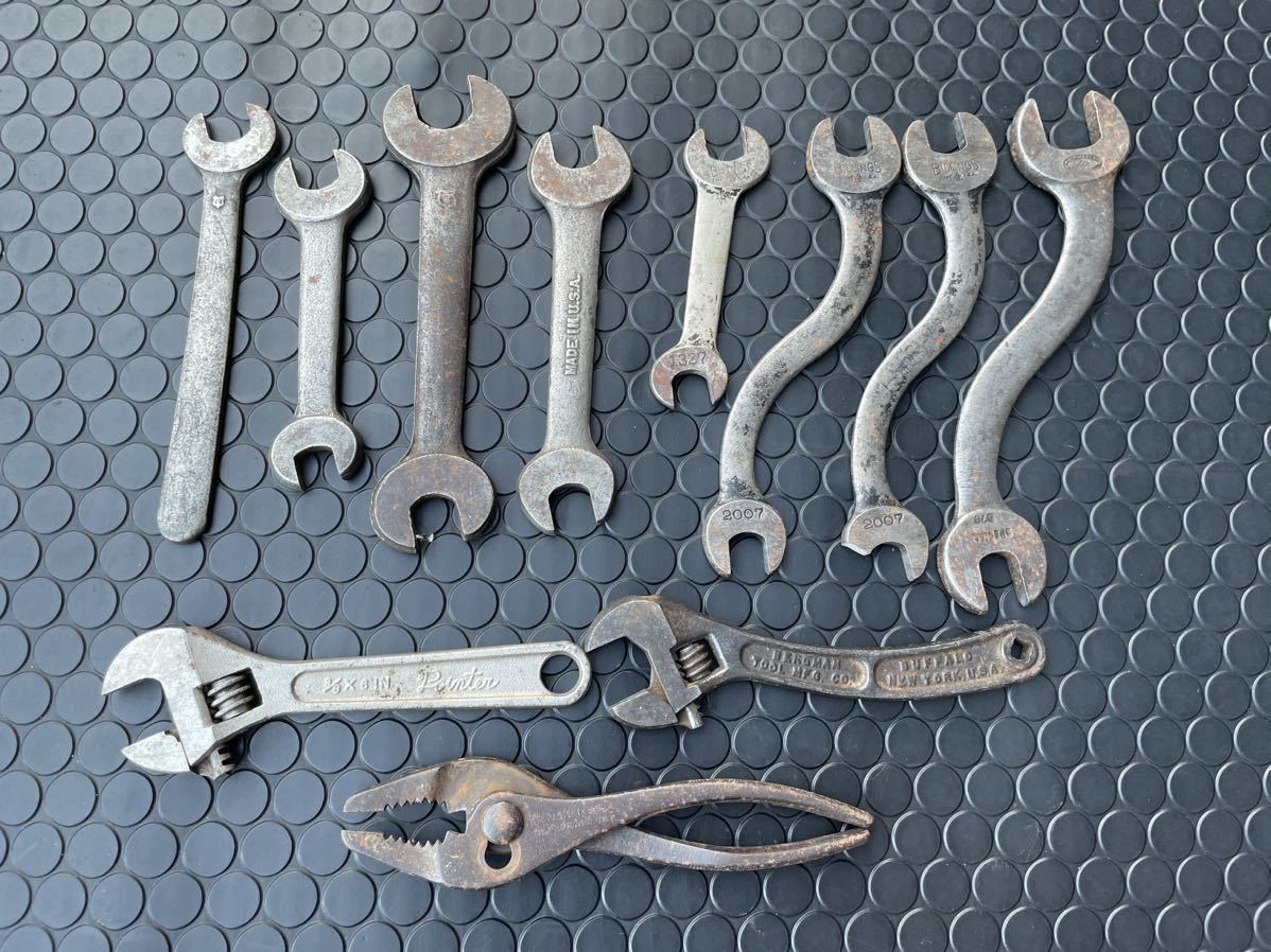 爆買い，格安 M 当時物 アンティーク ヴィンテージ 含む スパナ モンキーレンチ S字スパナ S字モンキーレンチ BILLINGS BERGMAN 他 MADE IN USA 他 色々(雑貨)｜売買されたオークション情報、yahooの商品情報をアー その他