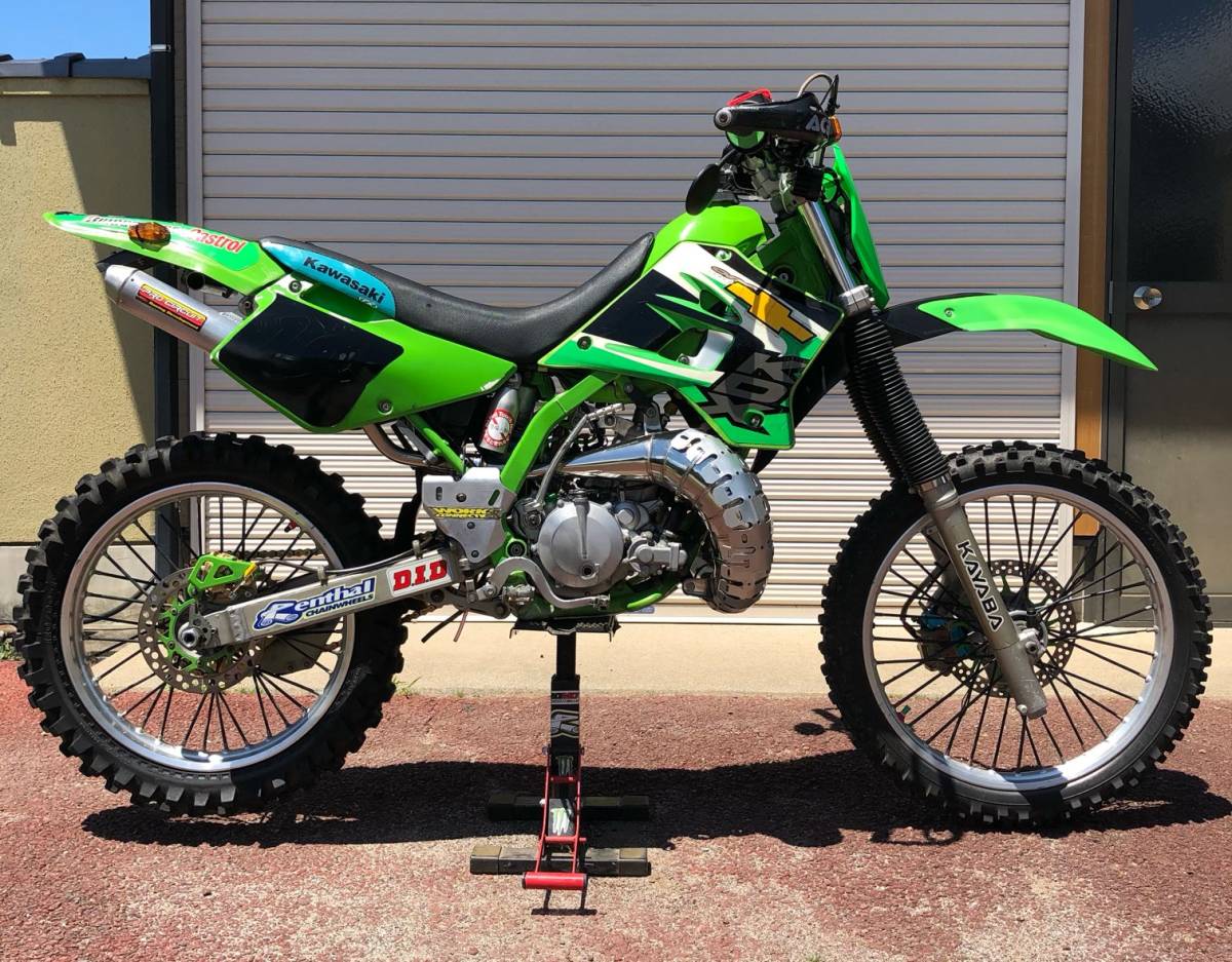 カワサキ KDX220SR 実働 社外パーツてんこ盛り