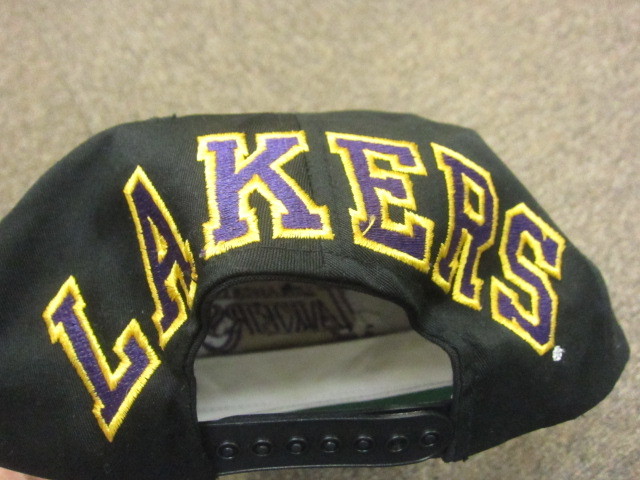 希少未使用◎90s00s NBA レイカーズキャップvintage 希少未使用◎90s00s NBA レイカーズキャップvintage
