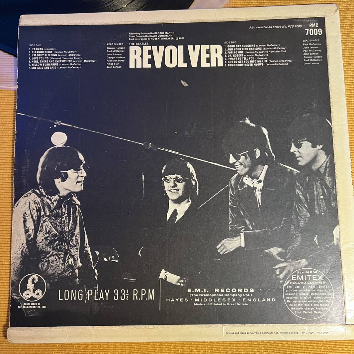THE BEATLES Revolver UK original MONO 606-1 Tomorrow Never Knows