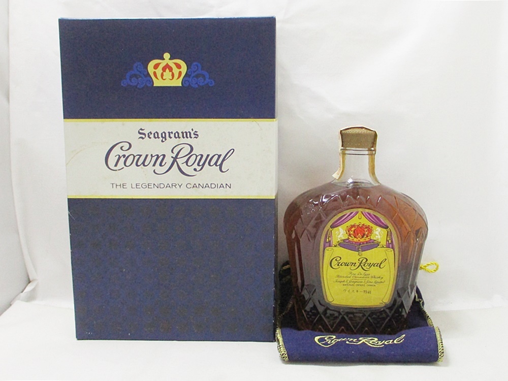 B23-1876 Crown Royal クラウンローヤル 1975 カナディアン ウイスキー