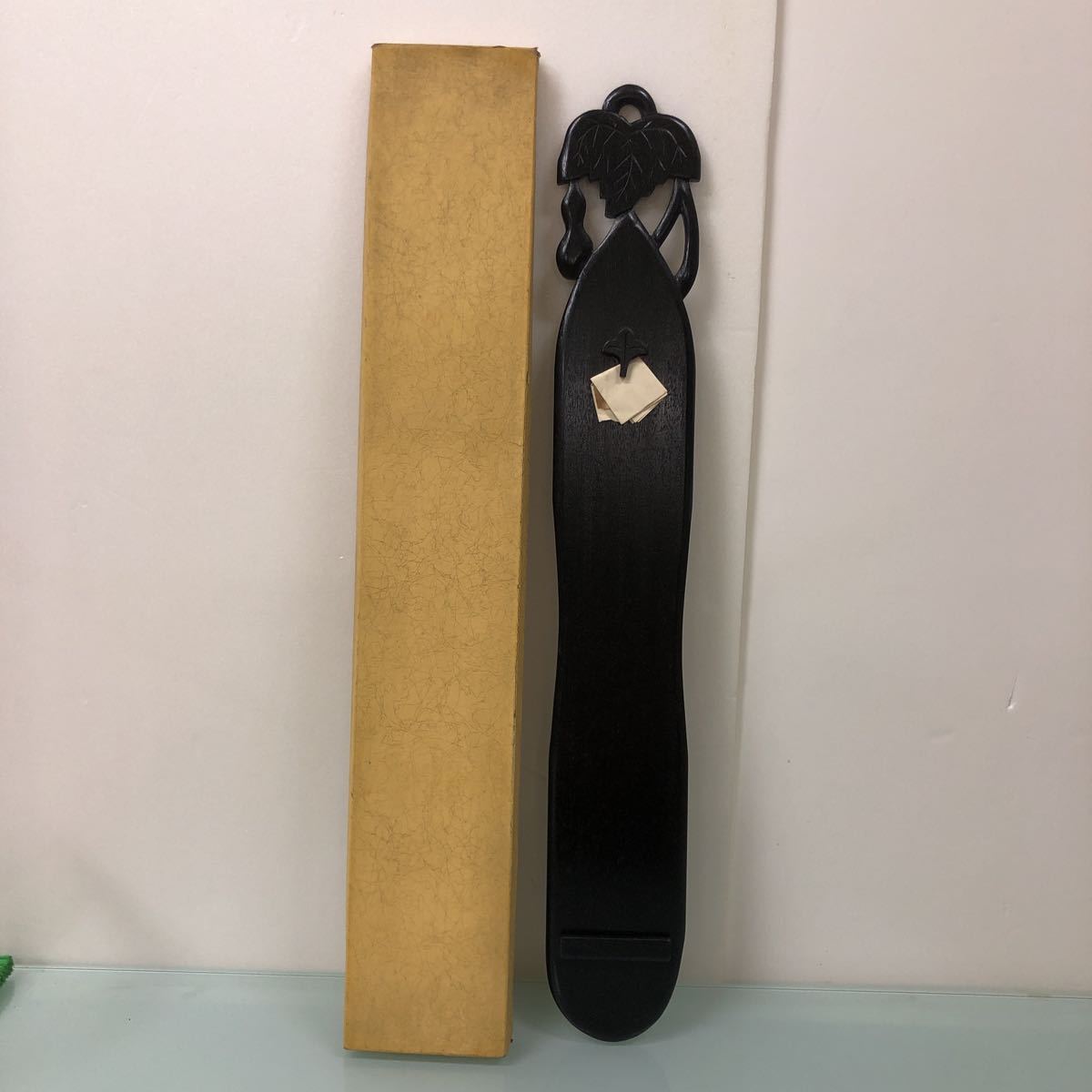 短冊掛け ひょうたん型 瓢箪 木製 短冊額(額、扁額)｜売買された 