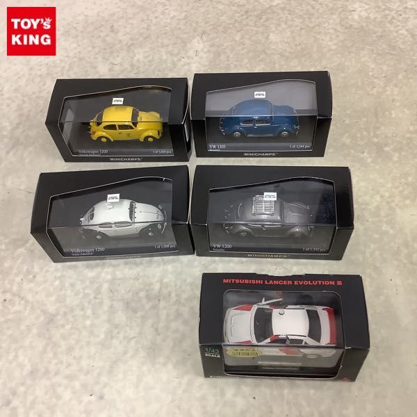 1円〜 ミニチャンプス 等 1/43 フォルクスワーゲン 1200 1977 VW 1200 1953 他