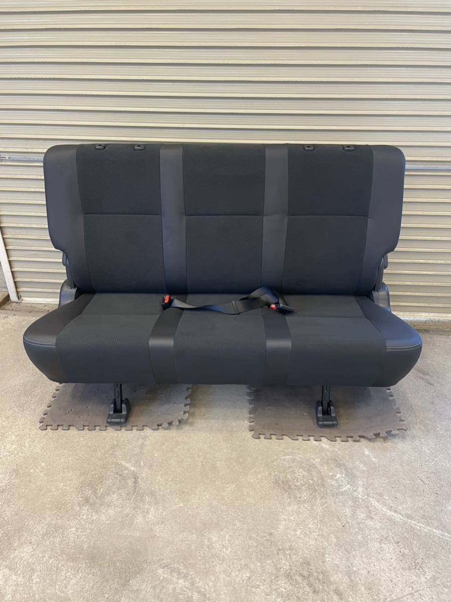 北海道引取限定 美品 ハイエース200系６型スーパーGLダークプライムⅡ セカンドシートリアシート 