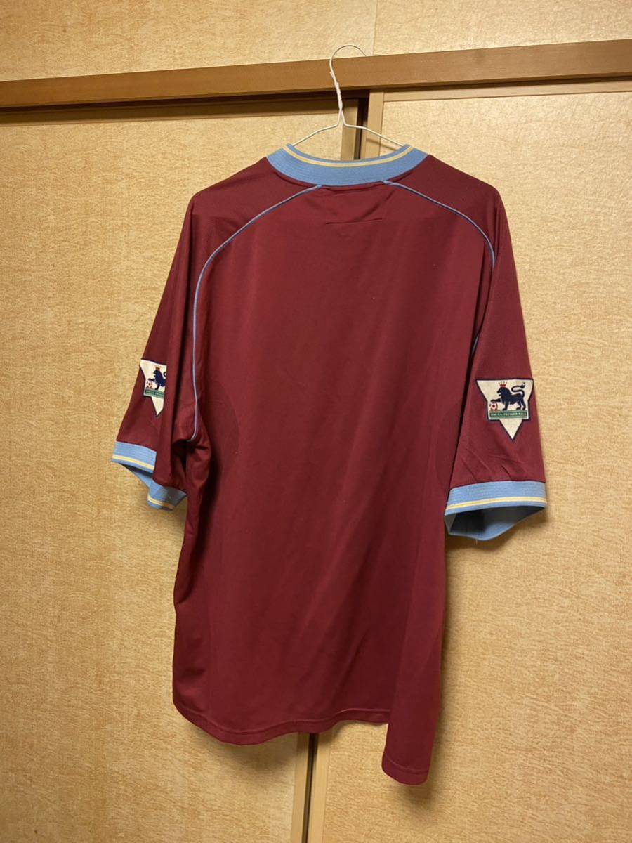 Aston Villa DIADORA ビンテージ やっぱり最高！胸の編み上げが