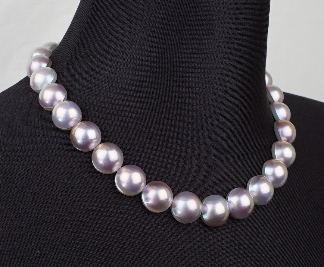 TASAKI 田崎真珠 マベパール ネックレス マベパール直径 15.0mm〜13.5 