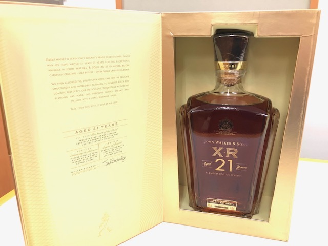 JOHN WALKER & SONS X・R 21年 未開栓 箱付 Walker & Sons Quality