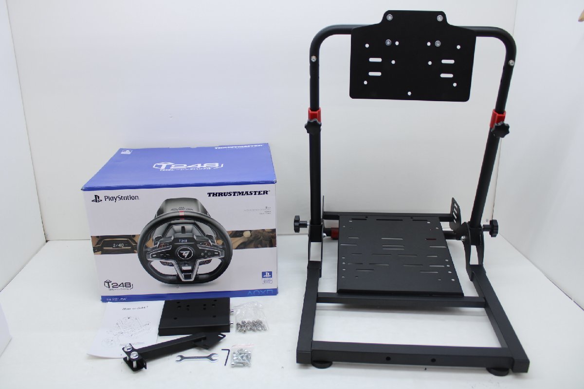 24YK○○Thrustmaster スラストマスター T248 レーシングハンドル PS5 