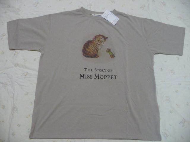 新品★SM2★サマンサモスモス★Samansa Mos2★ピーターラビット★猫Tシャツ★ベージュ