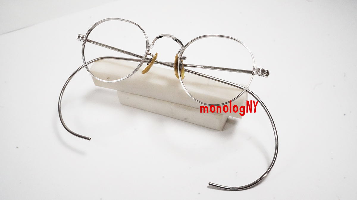1930s デッドストック未使用 12KGF White Gold アンティーク白金張り 