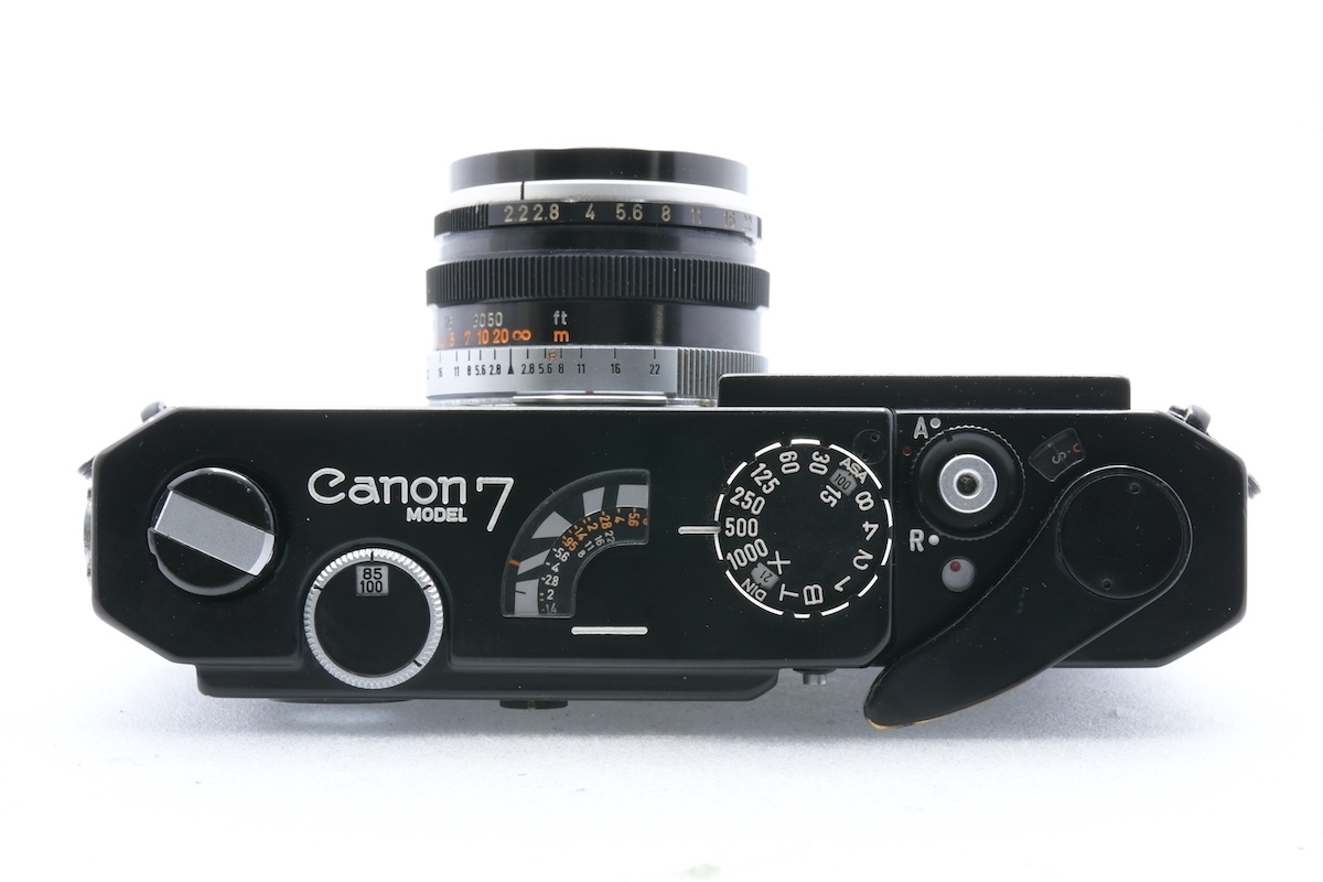 Canon 7 Black With 50mm f.95 Dream Lens — Broken Camera . Club