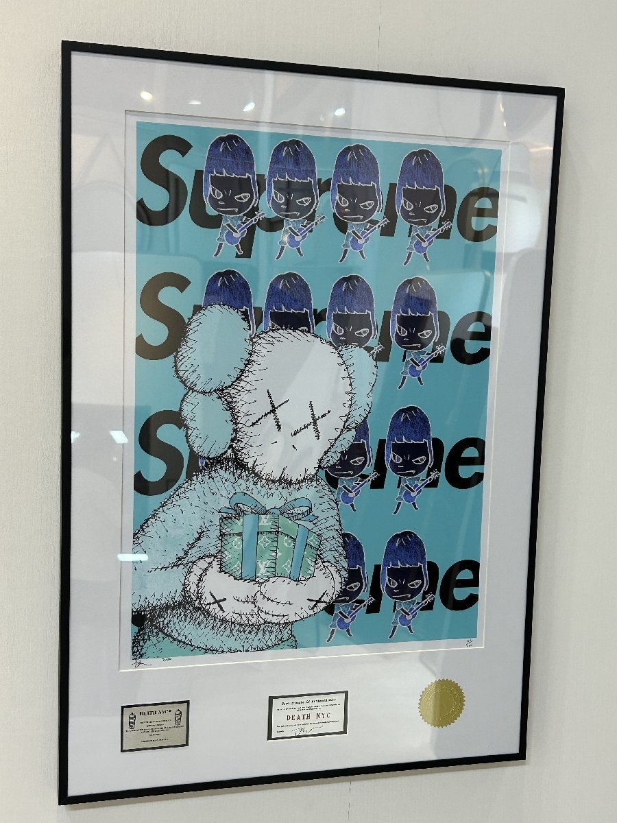 DEATH NYC YA97 新品額付き 額込 世界限定100枚DEATH NYC アートポスター