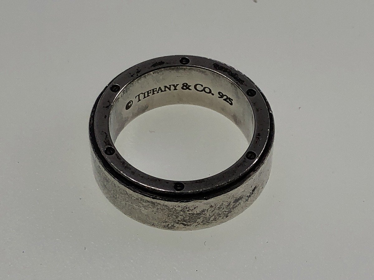 TIFFANY&Co. ティファニー 925 メトロポリス シルバー ビス リング[327207
