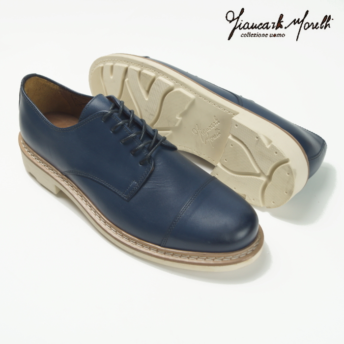 極美品】GIANCARLO MORELLI（42）ストレートチップ 黒