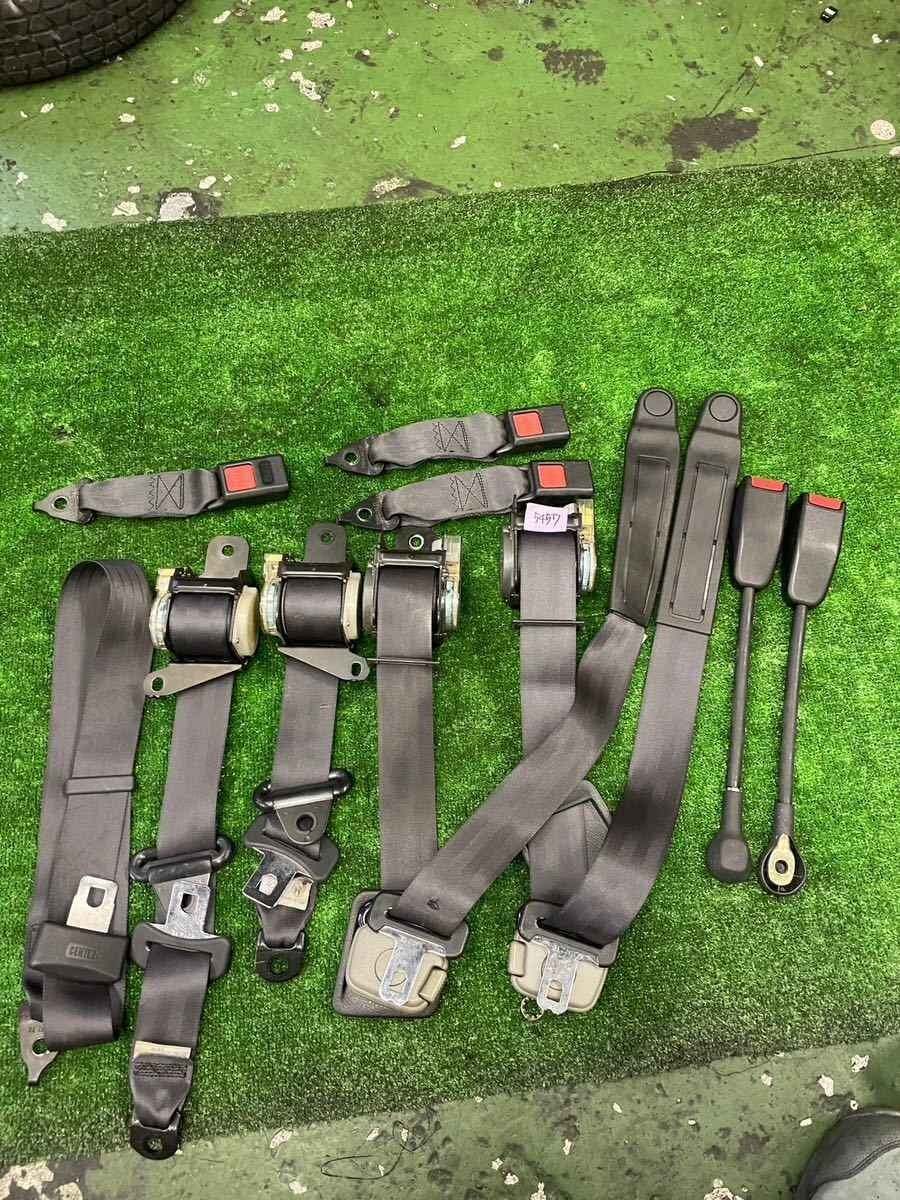 230602-5457 ホンダ HONDA インテグラ DA7 内装 シートベルトセット (C)