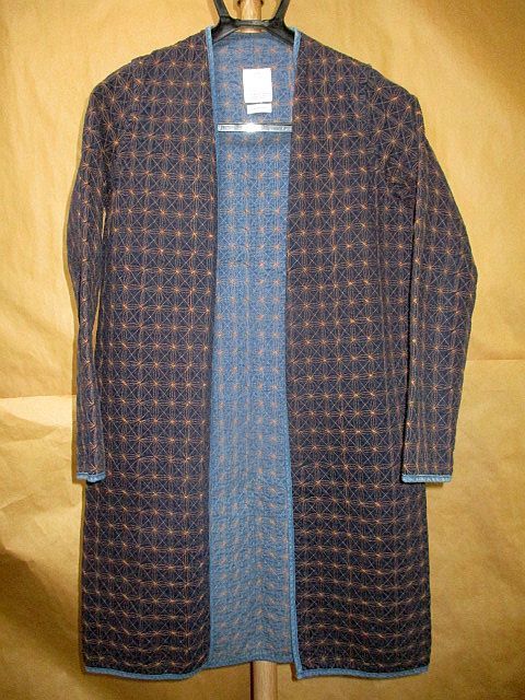 VISVIM WMV SANJURO DENIM LONGCOAT 0316105013001 刺繍 デニム コート