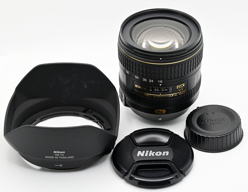 Nikon AF-S DX NIKKOR 16-80mm f/2.8-4E ED VR 中古