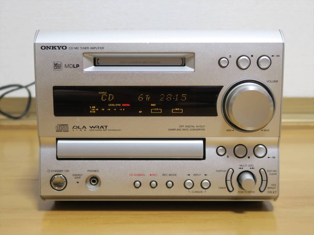 ONKYO FR-X7 ワイドFM MDLP ベルト交換 メンテナンス済み 即決 ☆躍動