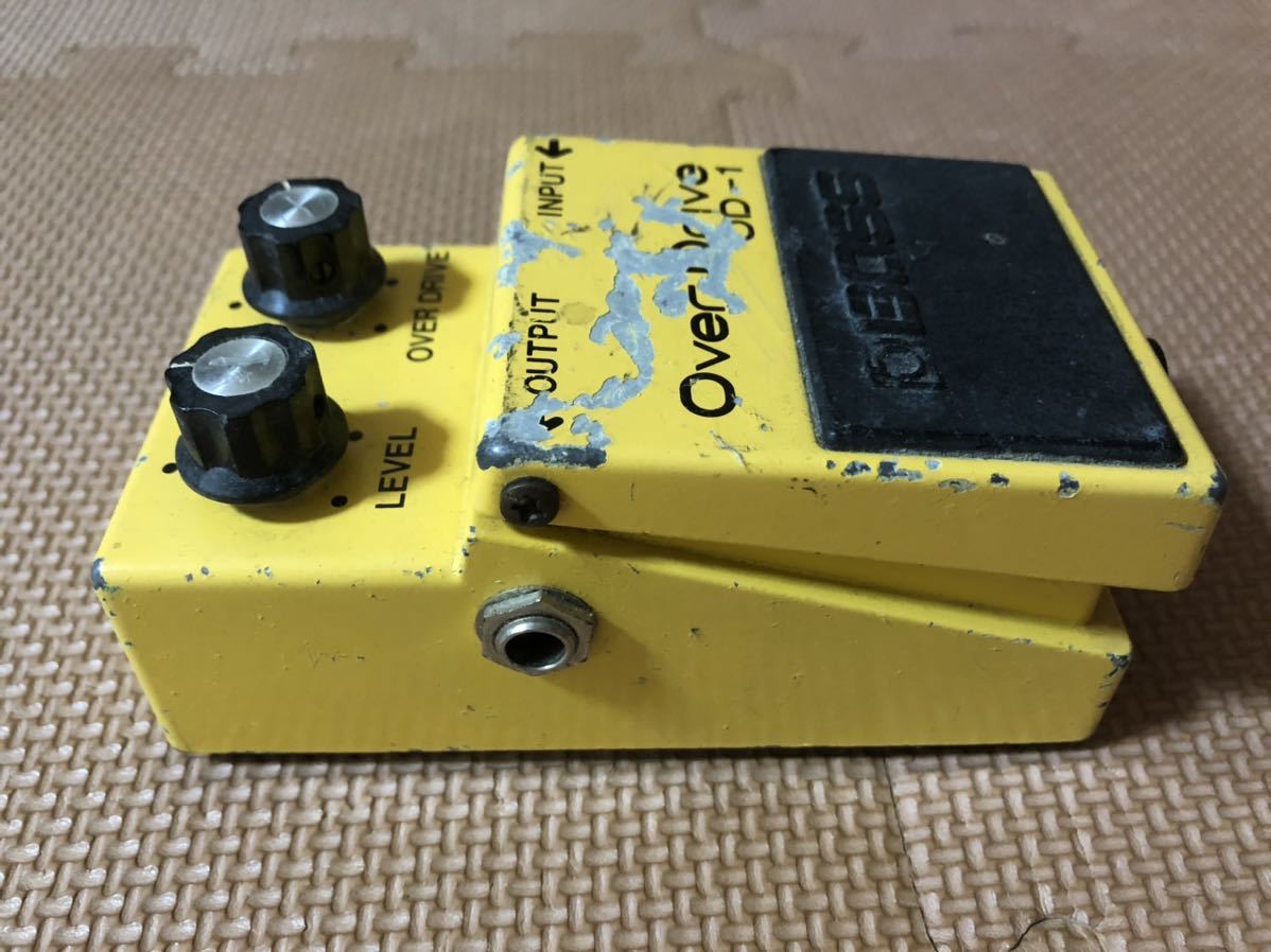 BOSS エフェクター Over Drive (OD-1) 日本製 1981年製 NEC C4558C搭載