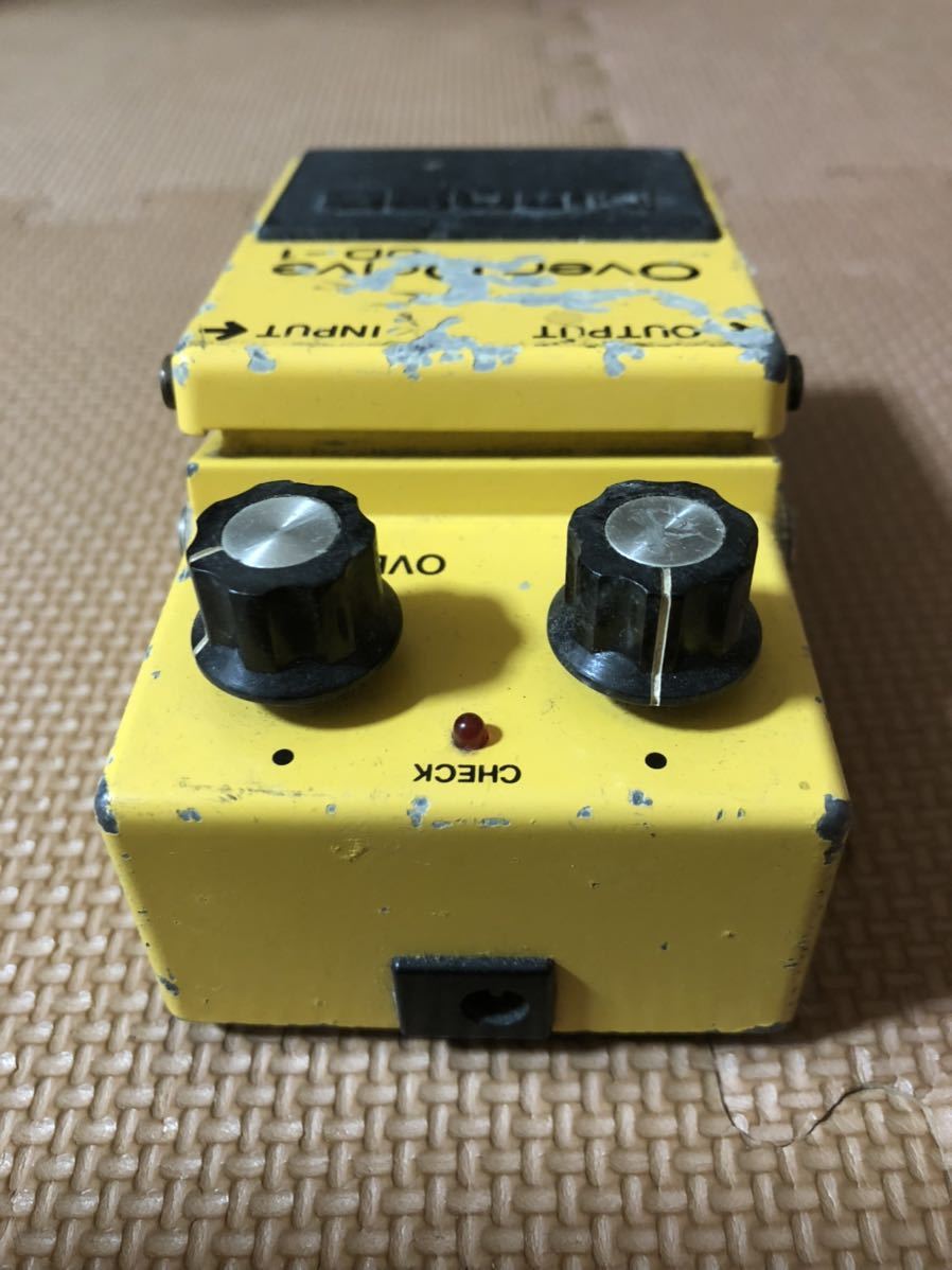 BOSS エフェクター Over Drive (OD-1) 日本製 1981年製 NEC C4558C搭載