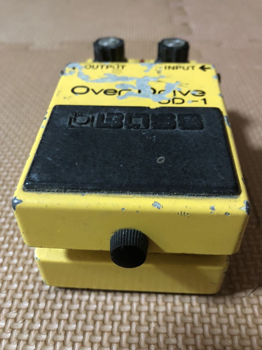 BOSS エフェクター Over Drive (OD-1) 日本製 1981年製 NEC C4558C搭載