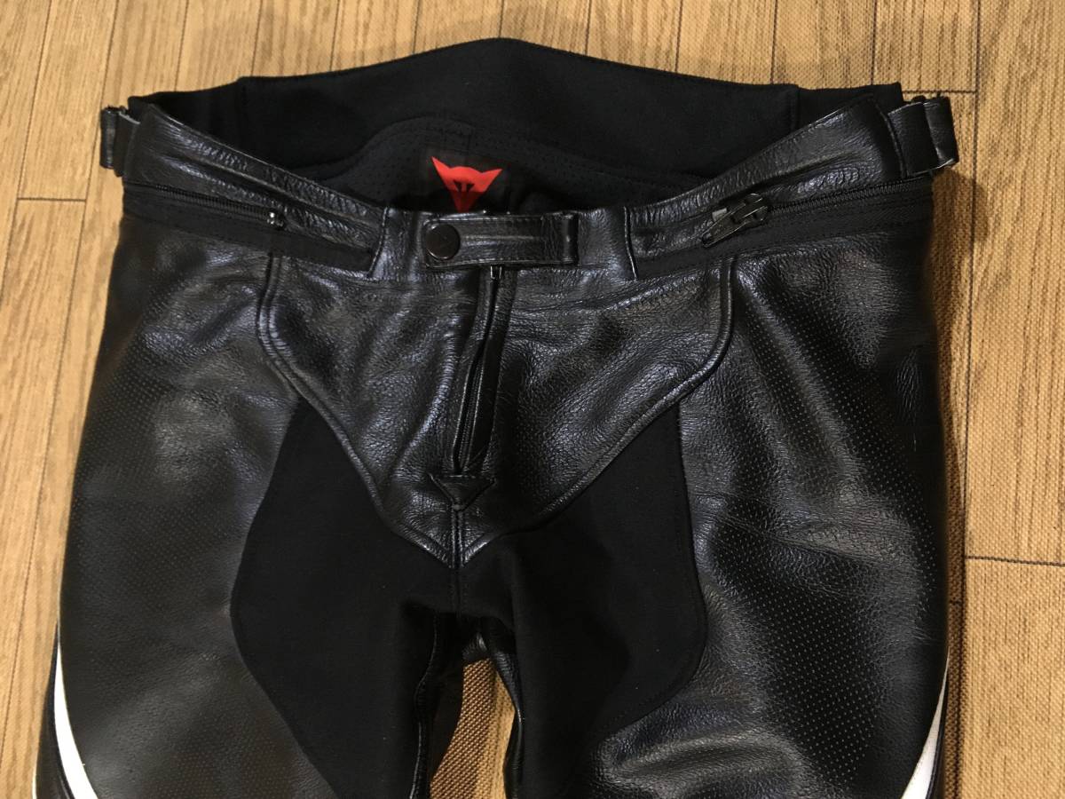 DAINESE 牛革/牛革パンチングレザー ブーツイン レーシングパンツ LL 