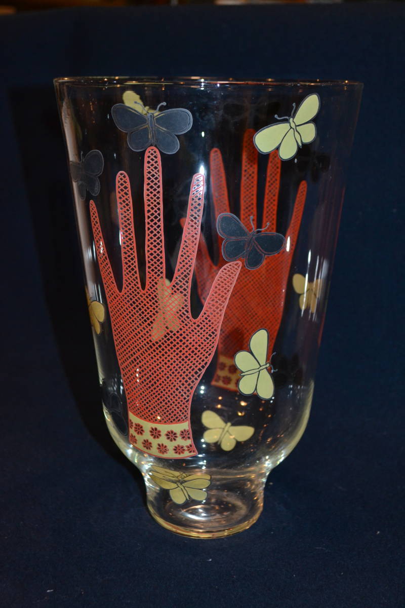 希少 60s ナニー・スティル 銅スリーブ ガラスピッチャー 花瓶 花器 1862【ヴェネチアンガラス】Fornasetti S.A.L.I.R（フォルナセッティ