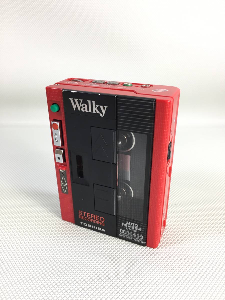 ジャンク TOSHIBA KT-RS1 Walky ポータブルカセットプレーヤー TOSHIBA