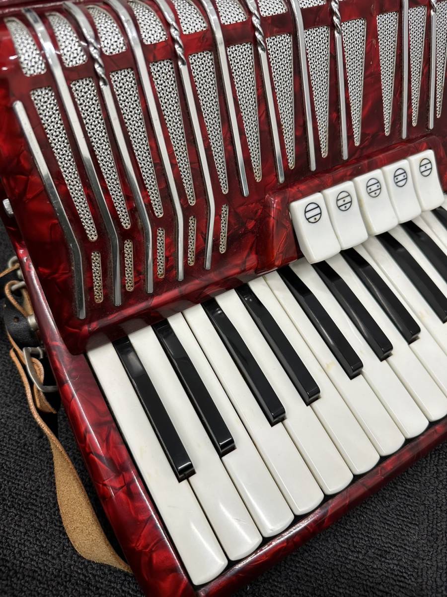 4280□YAMAHA ヤマハ アコーディオン 鍵盤 楽器 34弦 80ベース 現状品