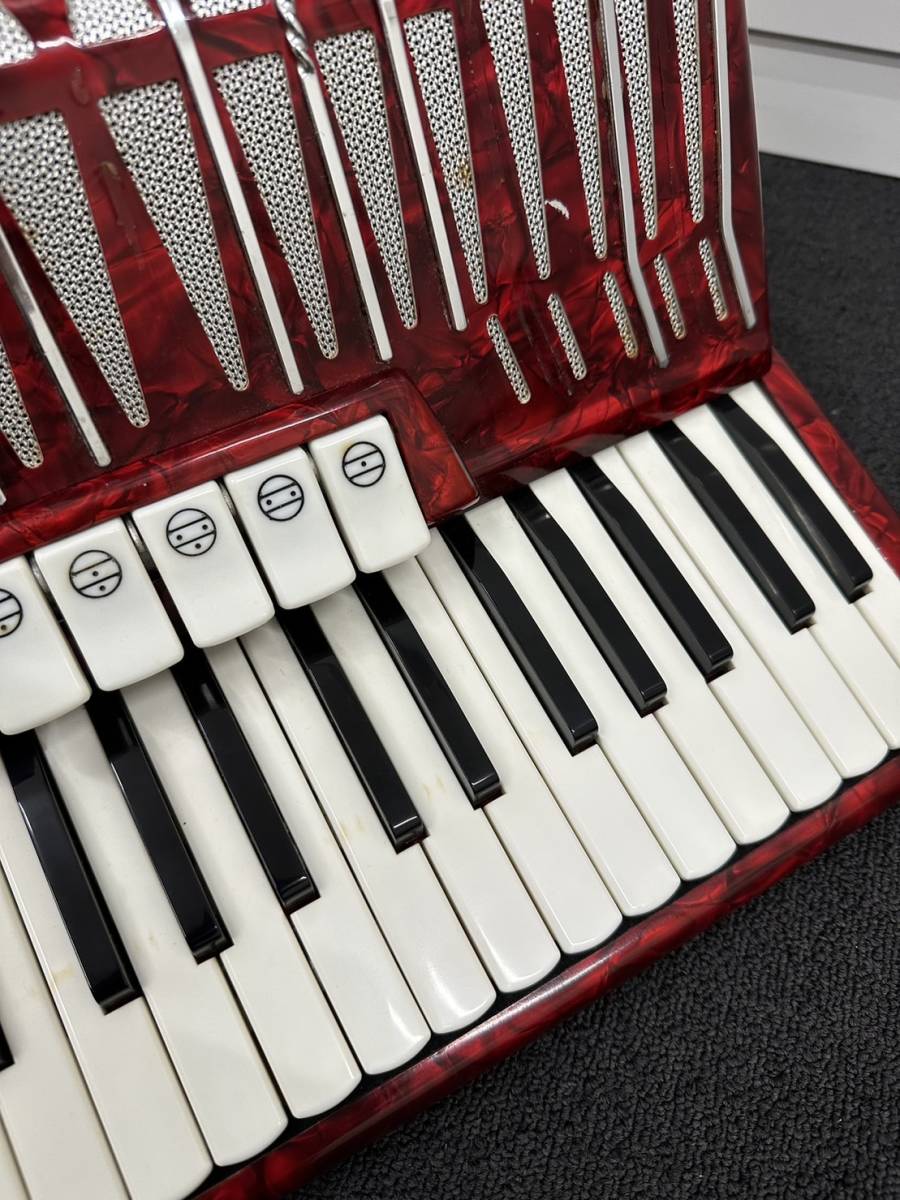 4280□YAMAHA ヤマハ アコーディオン 鍵盤 楽器 34弦 80ベース 現状品