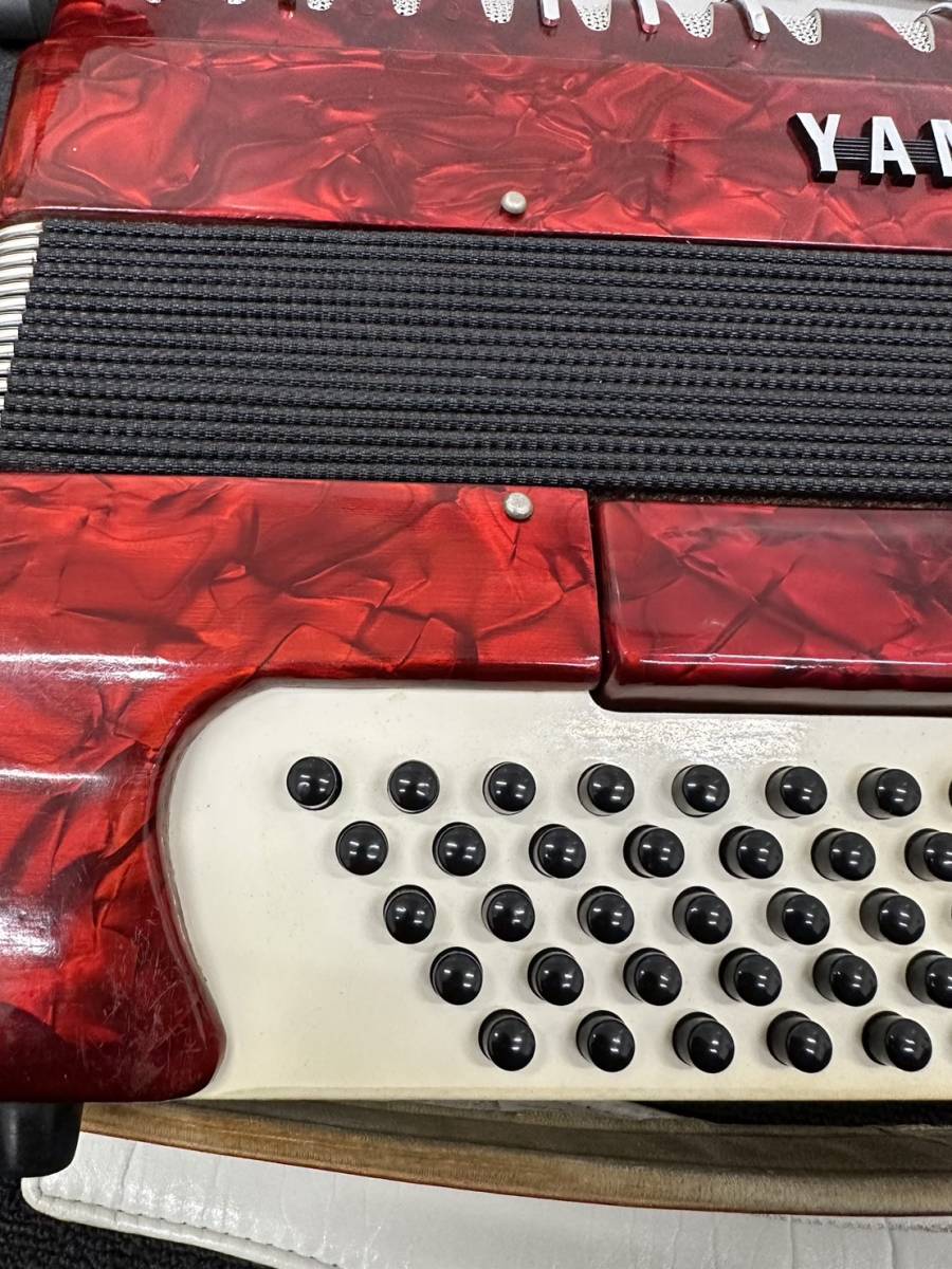 4280□YAMAHA ヤマハ アコーディオン 鍵盤 楽器 34弦 80ベース 現状品