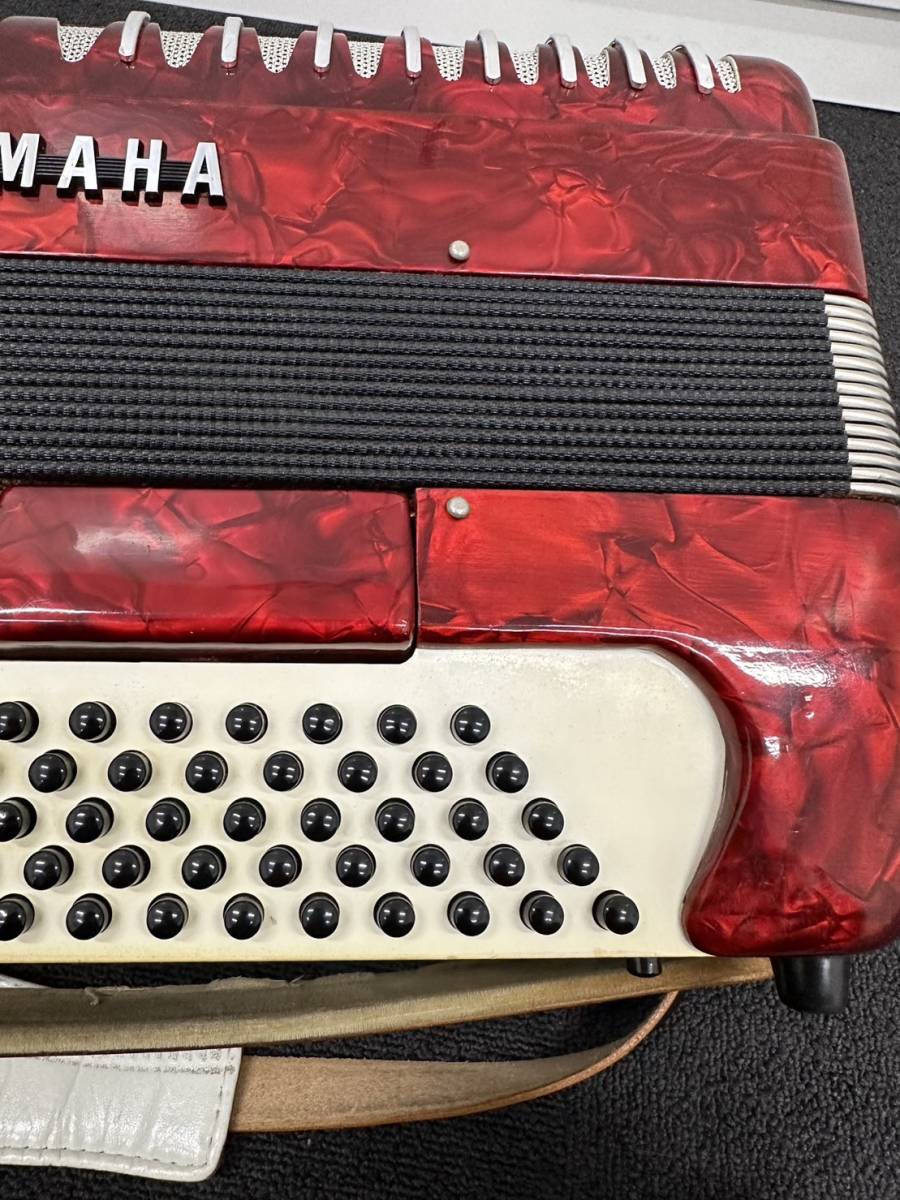 4280□YAMAHA ヤマハ アコーディオン 鍵盤 楽器 34弦 80ベース 現状品
