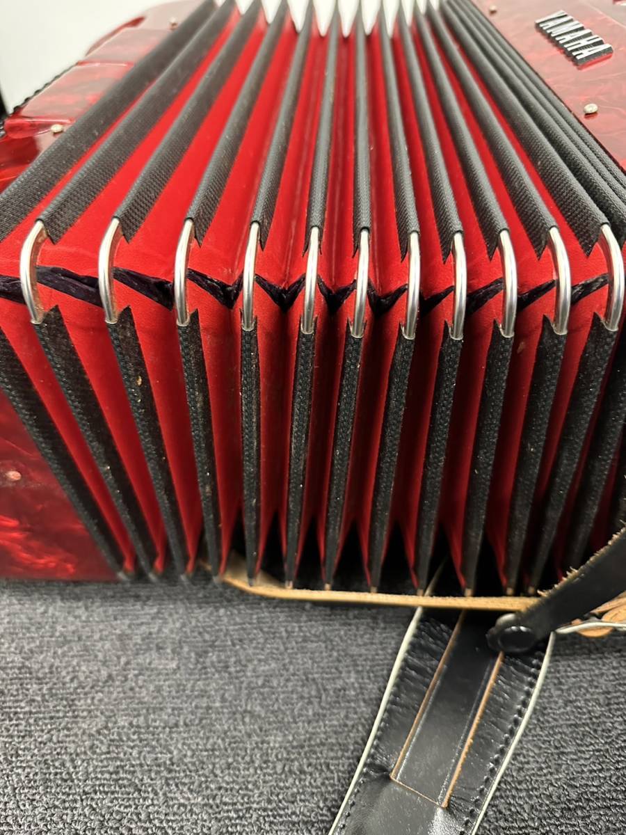 4280□YAMAHA ヤマハ アコーディオン 鍵盤 楽器 34弦 80ベース 現状品