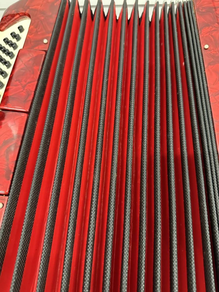 4280□YAMAHA ヤマハ アコーディオン 鍵盤 楽器 34弦 80ベース 現状品