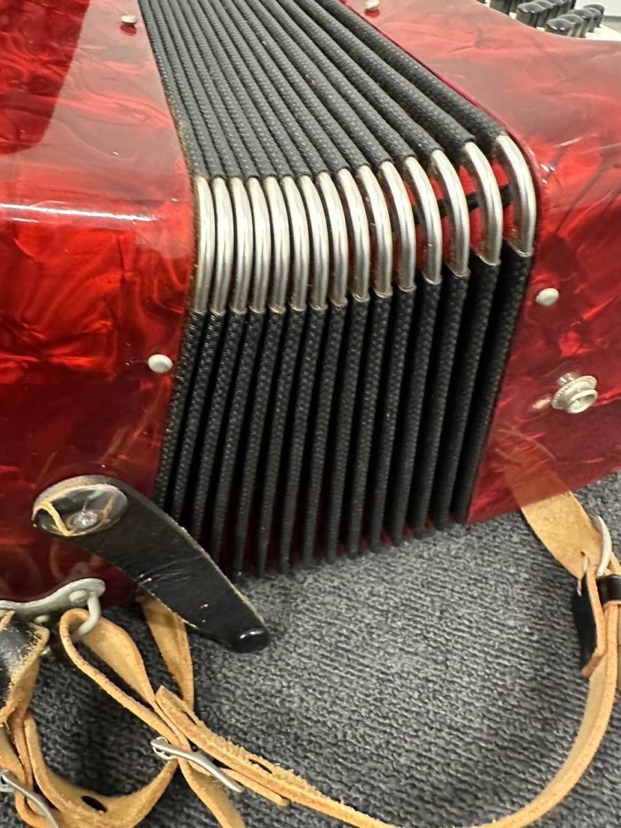 4280□YAMAHA ヤマハ アコーディオン 鍵盤 楽器 34弦 80ベース 現状品